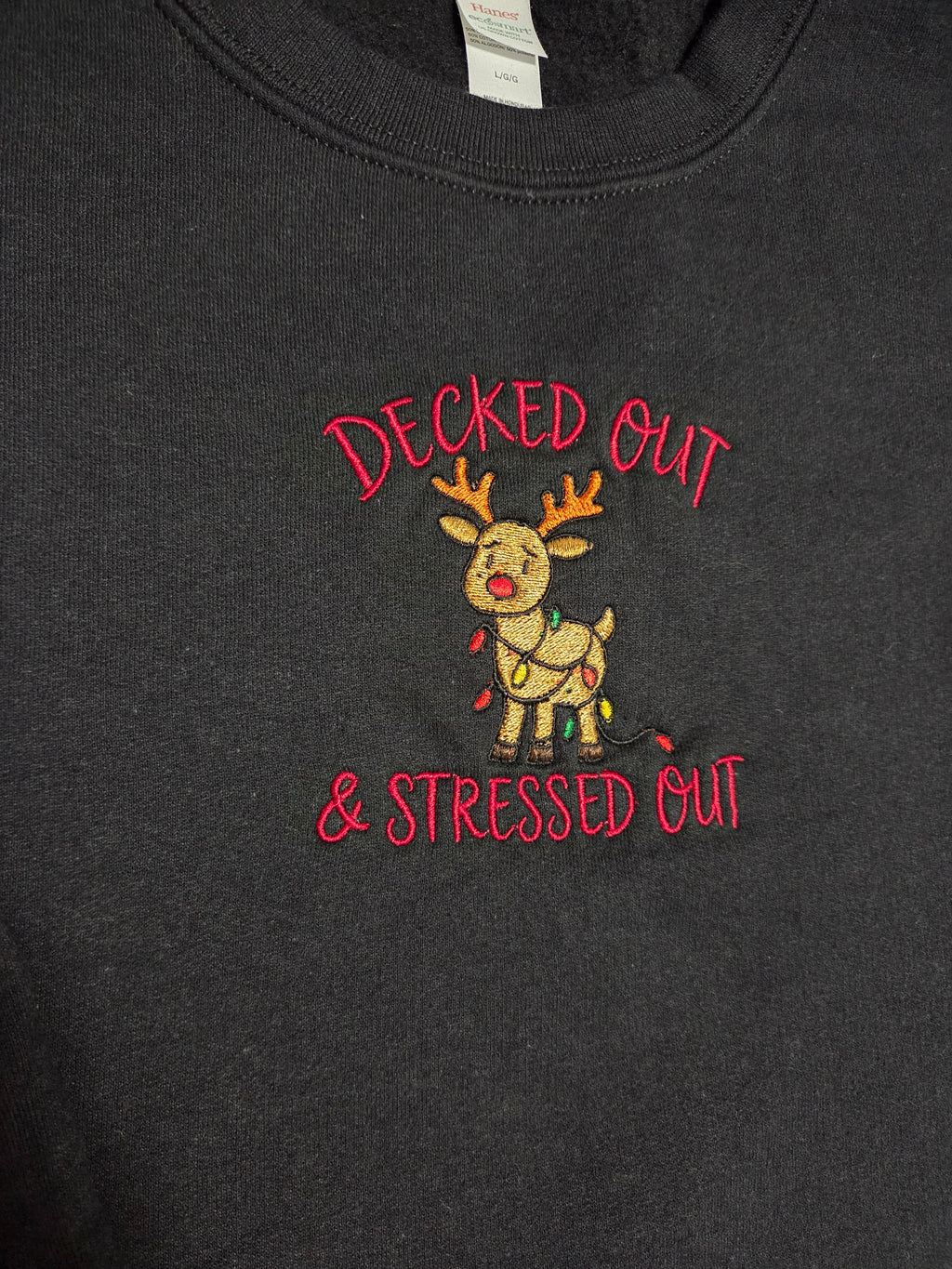 Stressed out Holiday Crewneck