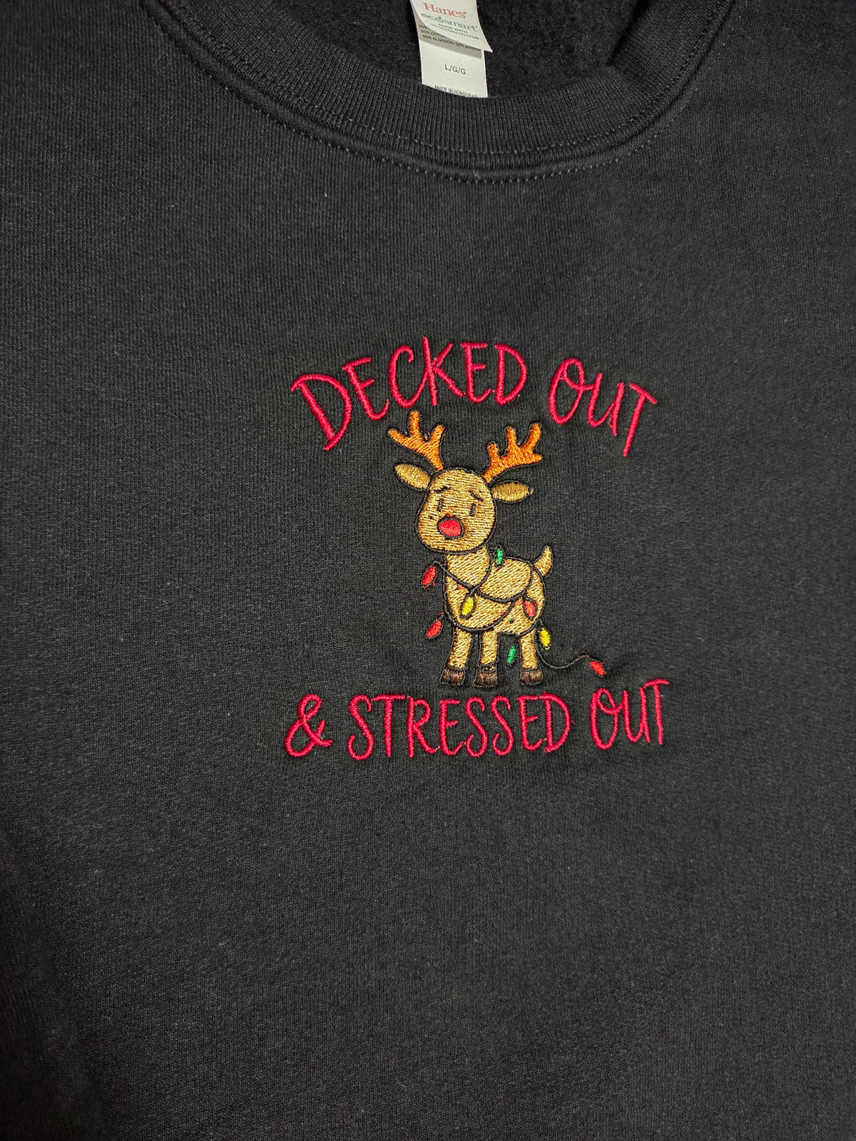 Stressed out Holiday Crewneck