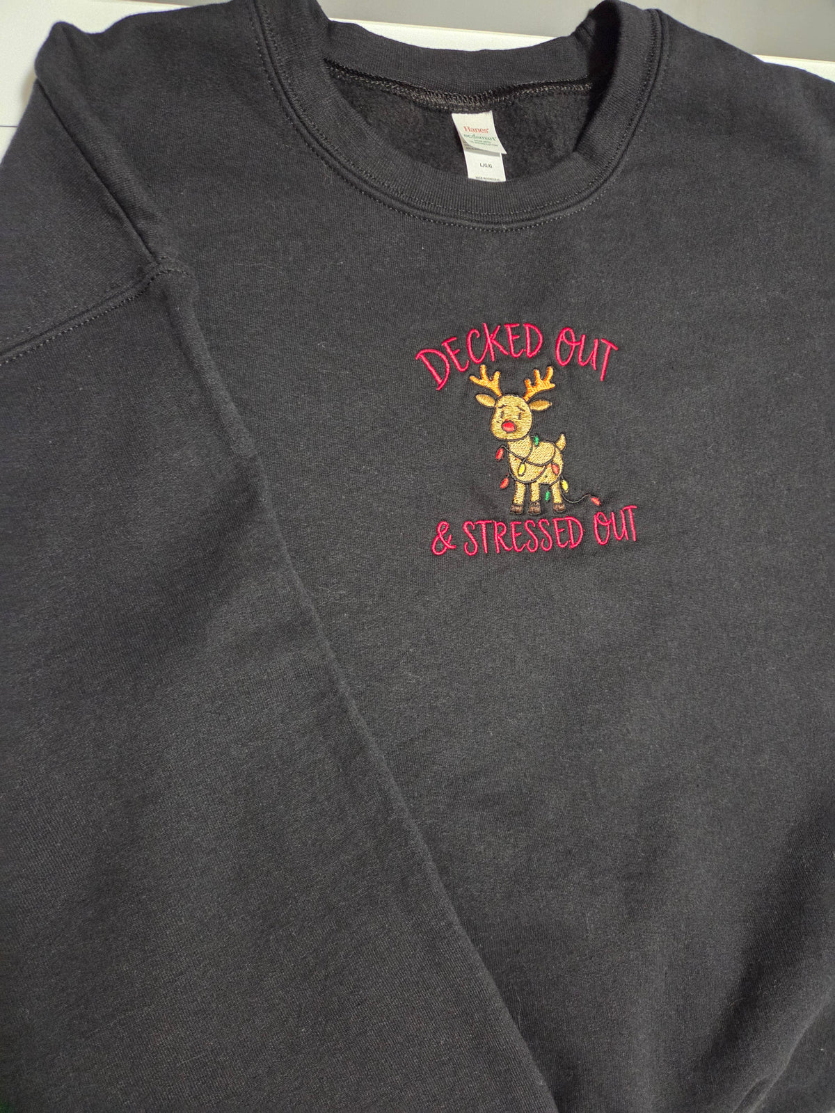 Stressed out Holiday Crewneck