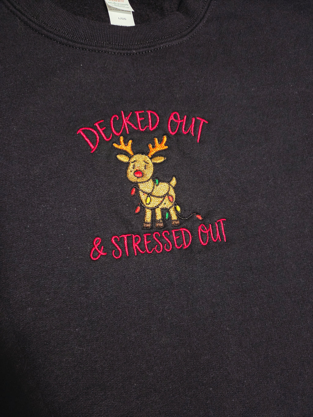Stressed out Holiday Crewneck