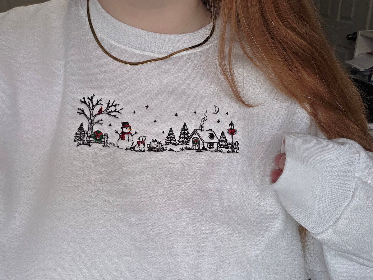 Snowy Home Crewneck